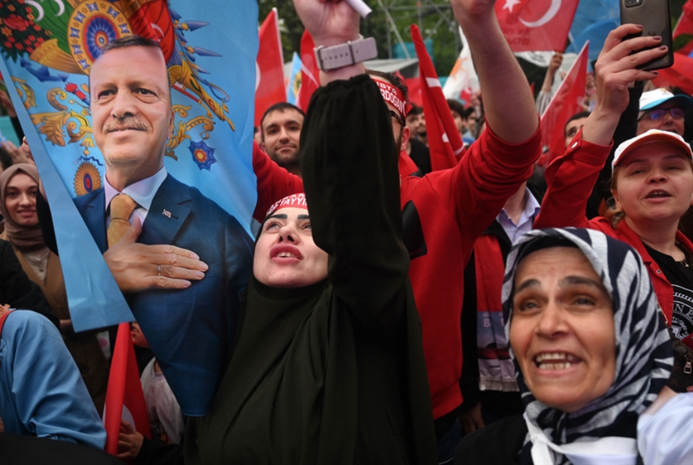 إردوغان يعلن فوزه في الانتخابات الرئاسية التركية