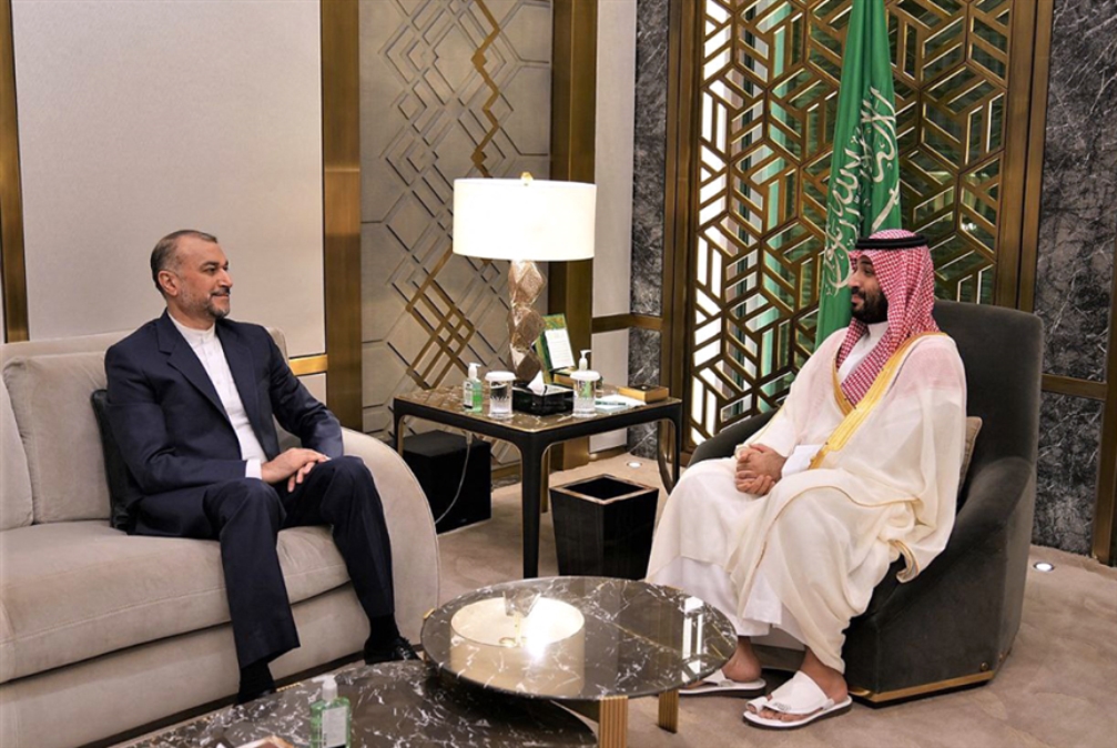 ولي العهد السعودي يستقبل عبد اللهيان: استعراضٌ لسبل تطوير العلاقات