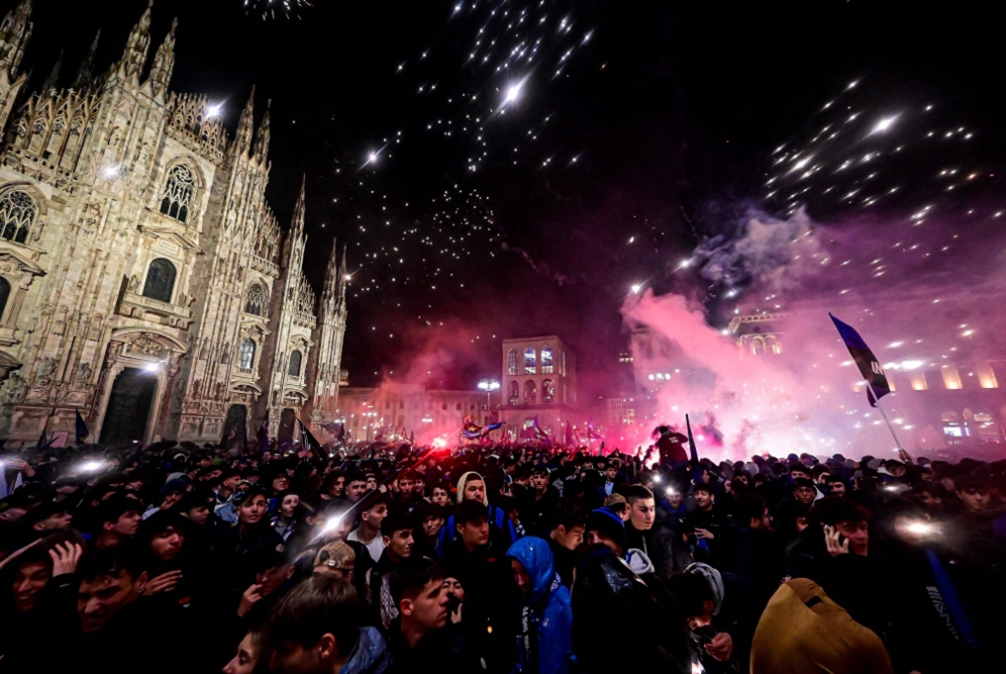 بطولة إيطاليا: تأجيل احتفالات إنتر باللقب