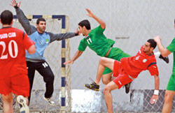 من مباريات السد التحضيرية في مواجهة منتخب العراق (عدنان حاج علي)