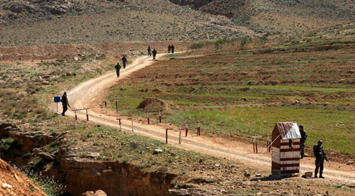 موقع للجيش اللبناني على الحدود مع سوريا في منطقة البقاع (أرشيف)