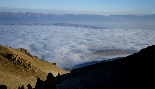 المشهد من قمة جبل الشيخ (كامل جابر)