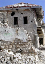 آثار العدوان على المباني التراثية في بنت جبيل