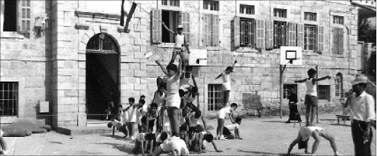 مدرسة المريميين عام 1960 (أرشيف البيت اللبناني للصورة)