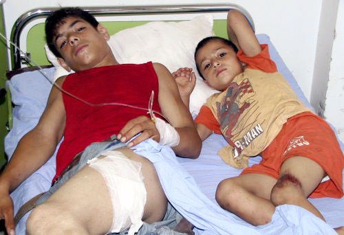 مصابان من تظاهرة البداوي (أرشيف)