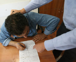 صورة مركّبة للتعامل خلال بعض التحقيقات الاولية (مروان أبو حيدر)