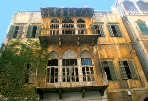آثار الحرب على مباني الجمّيزة (بلال جاويش)