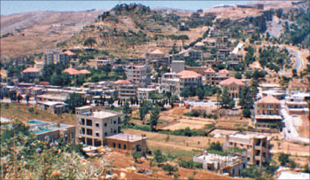 مشهد عام لمدينة جزّين