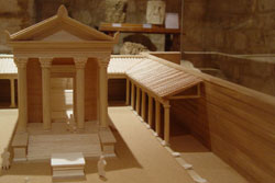 مجسم لمعبد يانوح بعد اتمام دراسته من قبل فريق لبناني ـ فرنسي