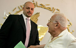 بعلبكي وقبيسي خلال المؤتمر الصحافي (وائل اللادقي)