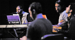 حفلة فرقة «بسيطة» في الأونيسكو على هامش المؤتمر (مروان طحطح)