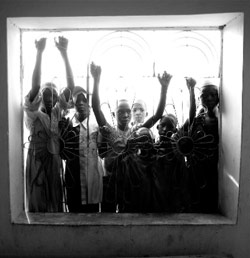 فتيان من السودان يبحثون عن مستقبل (أرشيف)