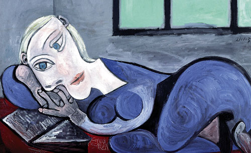 «امرأة مستلقية مع كتاب» لبابلو بيكاسو (1939)