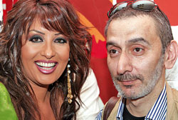 زياد الرحباني زار الفنانة التونسية خلال تصوير الكليب