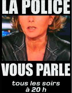 ملصق من تصميم طلاب فرنسيين ينتقد نشرة أخبار TF1