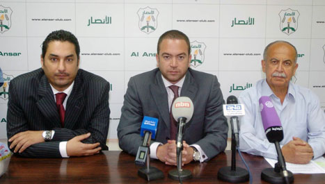 سنو ودياب والصادق خلال المؤتمر الصحفي (محمد علي)