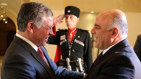 شدد الملك عبدالله على دعم الأردن للتحالف الدولي لمواجهة التنظيمات الإرهابية(أ ف ب)