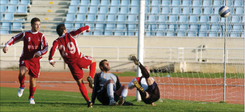 أغوب دونابديان يسجّل هدفه الأول مع النجمة (محمد علي)