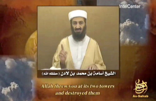 أسامة بن لادن في ظهوره التلفزيوني الأخير (رويترز)