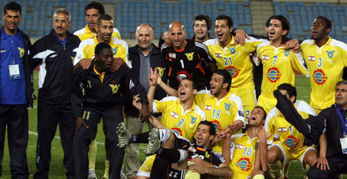 فرحة فريق الصفاء بالفوز (محمد علي)