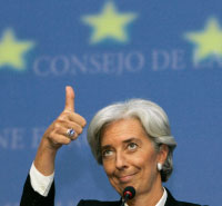 وزيرة الماليّة الفرنسيّة كريستين لاغارد... كلّ شيء على ما يرام؟! (إيف لوغيه ــ أ ب)
