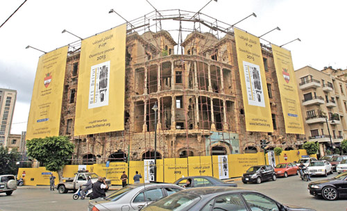 «مبنى بركات» الذي سيشرف على ترميمه  المعماري يوسف حيدر (مروان طحطح)