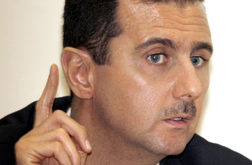 الأسد أثناء مؤتمر صحافي في موسكو الثلاثاء الماضي (أ ب)