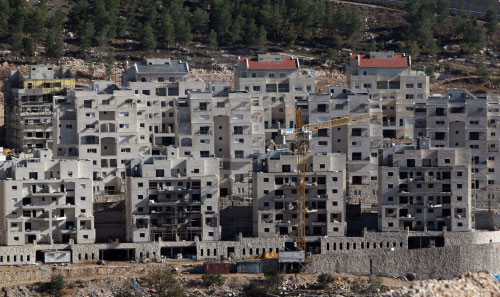 صورة عامّة لمستوطنة «جبل أبو غنيم» شرق القدس المحتلّة (أحمد غربلي ـ أ ف ب)