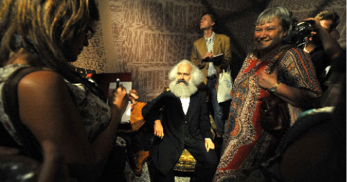 ماركس في متحف الشمع في برلين