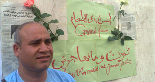 عبد الرزاق بوكبة إفتتح «يوم الغضب» بإعلان الإضراب عن الطعام