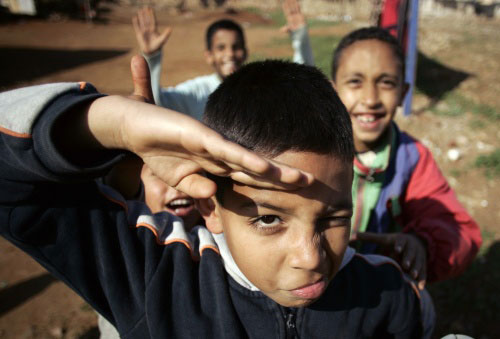 أطفال مغاربة في الرباط (رافاييل مارشانت ـ رويترز)