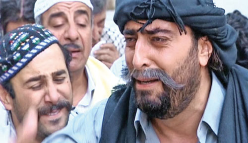 باسم ياخور وقصي خولي في مشهد من المسلسل
