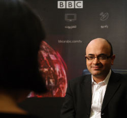 حسام السكّري في مكاتب «بي بي سي» العربية