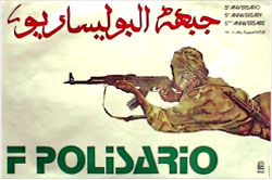 ملصق لجبهة البوليساريو