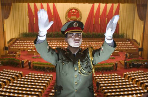 قائد أوركسترا الجيش الصيني يختتم مؤتمر الحزب الشيوعي (دييغو أزوبيل - إي بي أي)