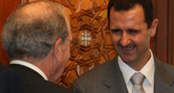 شدّد الأسد على أهمية الدور التركي في عملية السلام (خالد الحريري ـــ رويترز)