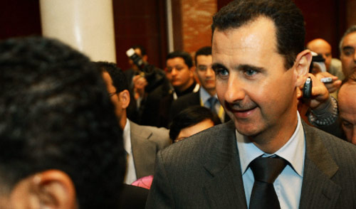 الأسد خلال قمة سرت في ليبيا الشهر الماضي (عبد المجيد الفرغني ــ أ ب)