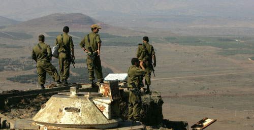 جنود إسرائيليون في مرتفعات الجولان (ميناحيم كاهانا ـ أ ف ب)