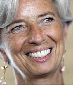أول امرأة لرئاسة صندوق النقد الدولي كريستين لاغارد (توماس سامسون ــ أ ف ب)