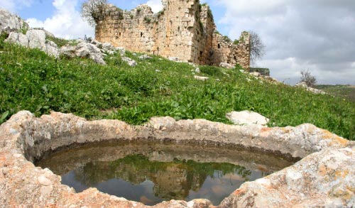 القلعة الصليبية والآبار الرومانية المحيطة بها (الأخبار)