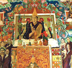 رسم للدالاي لاما
