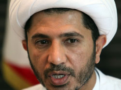 الأمين العام لجمعية «الوفاق» علي سلمان (حسن جمالي ـ أ ب) 