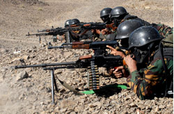 قوات يمنية خلال تدريب عسكري (خالد فذا - أ ف ب)