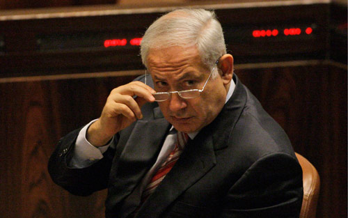 نتنياهو في جلسة للكنيست في القدس المحتلة الشهر الماضي (دان باليتي ـــ أ ب)