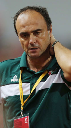 مدرّب منتخب لبنان جوسيبي جيانيني (عدنان الحاج علي)