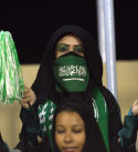 الجمهور السعودي خرج خائباً بعد المستوى السيئ للمباراة (محمد محجوب ـ أ ف ب)